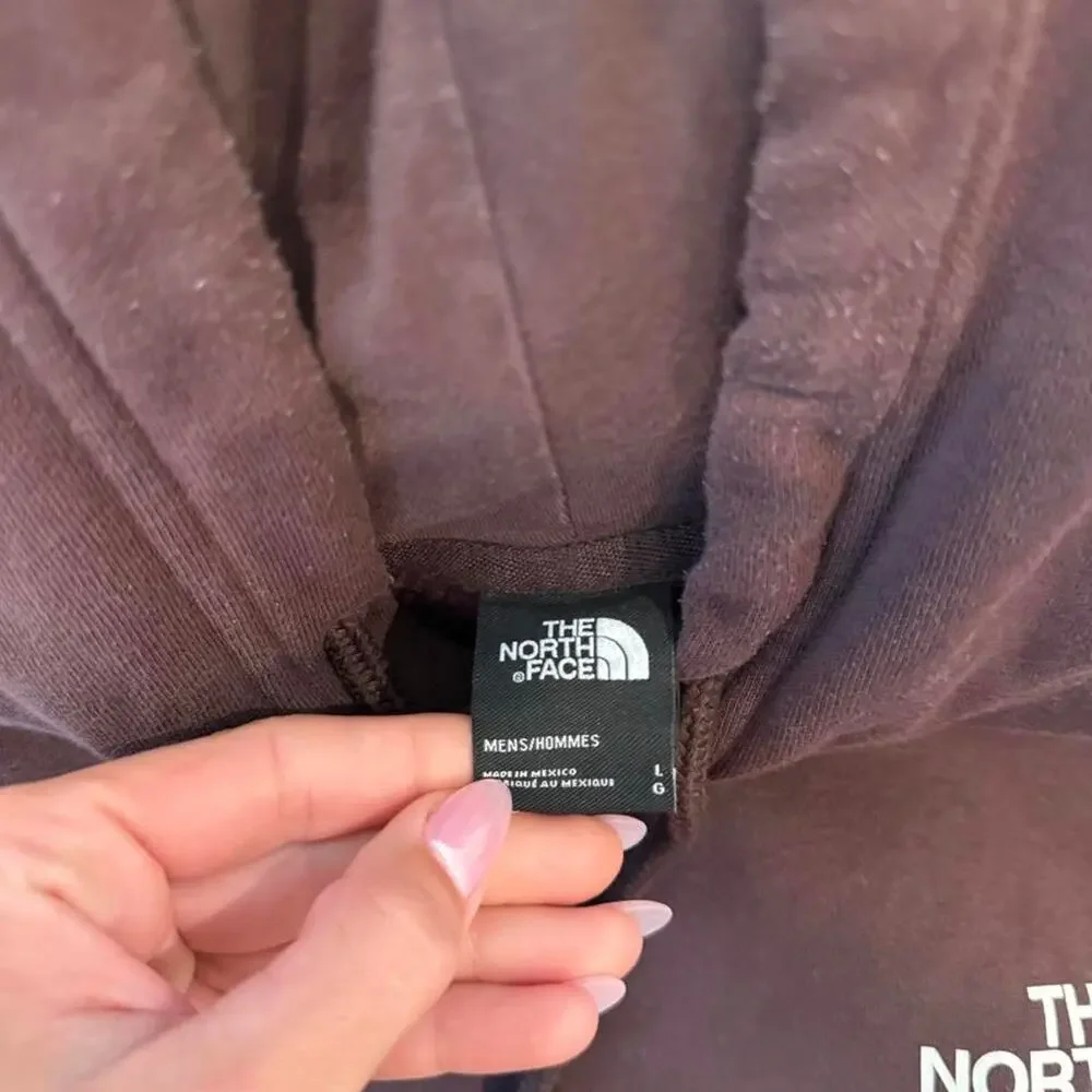 The north face brown hoodie